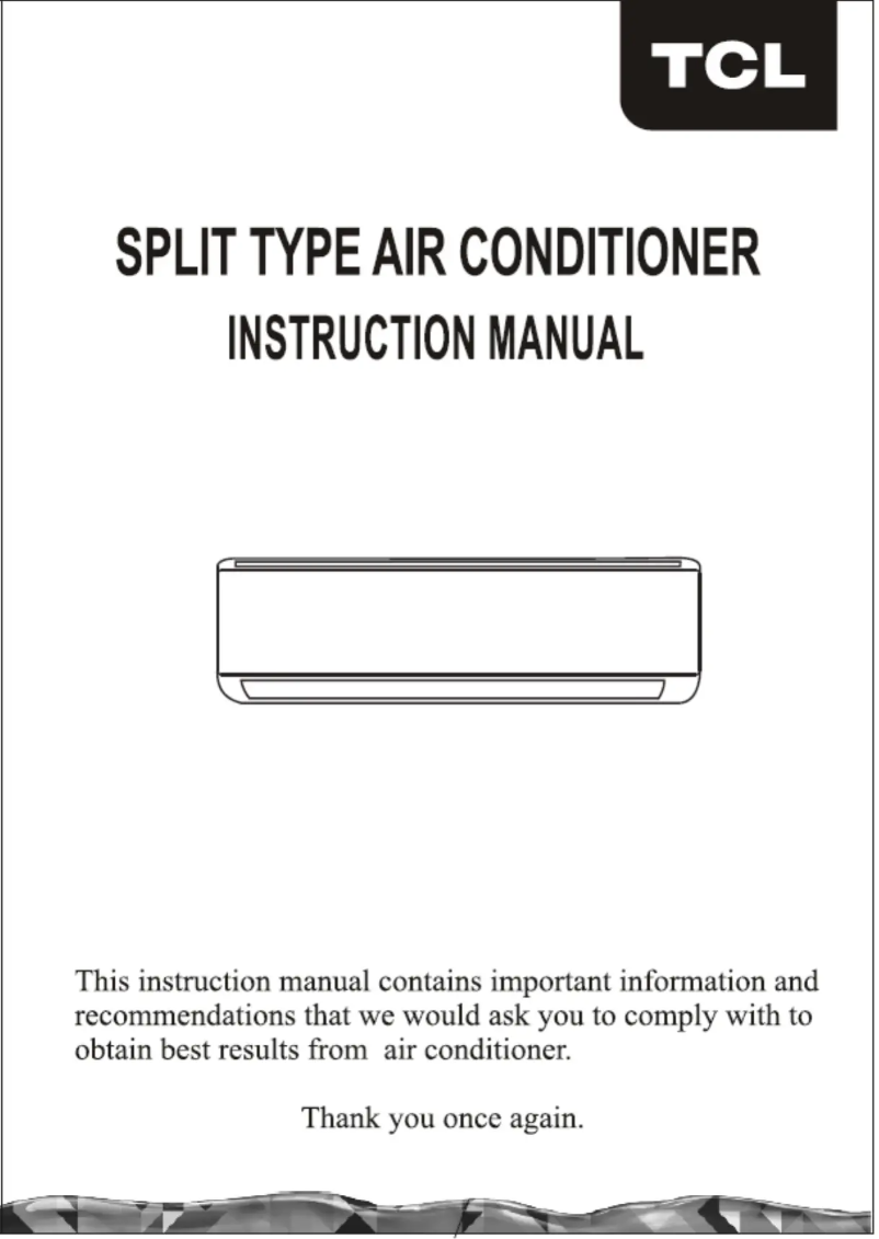 Page n°1 - Manuel utilisateur TCL TAC-09CHSD/TPH11IT