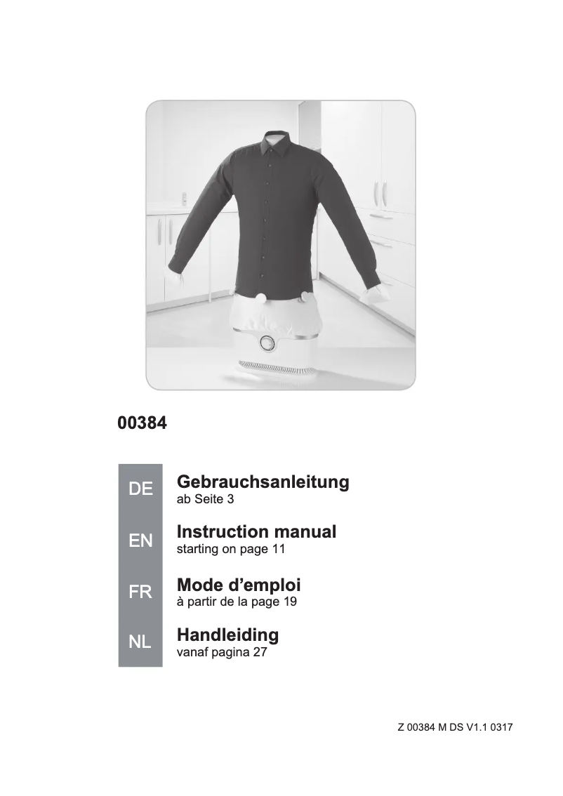 Página 1 del manual Manual de usuario Cleanmaxx 00384200128