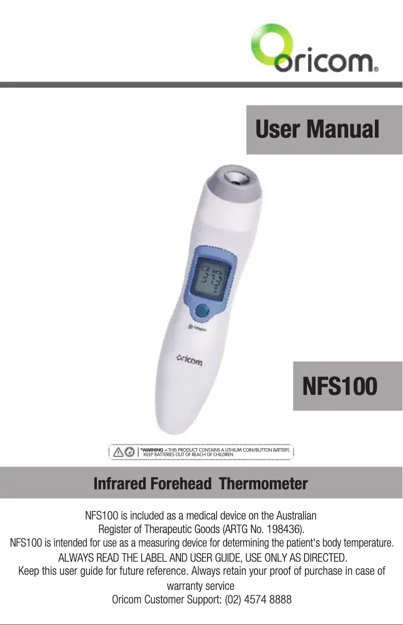 Página 1 del manual Manual de usuario Oricom HNA300