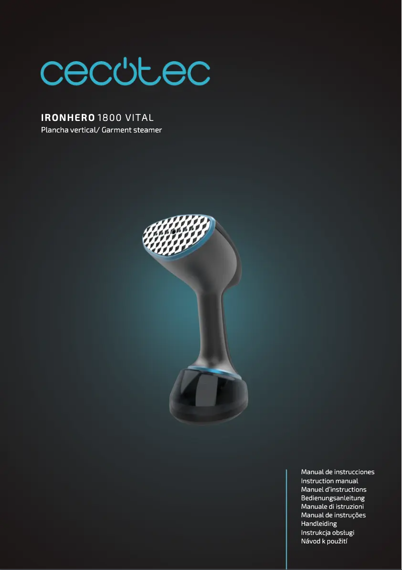 Image de la première page du manuel de l'appareil IronHero 1800 Vital