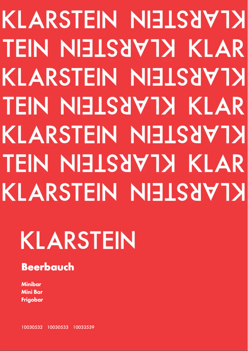 Image de la première page du manuel de l'appareil 10030532