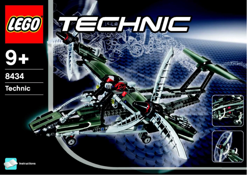 Page 1 de la notice Manuel utilisateur Lego Technic 8434