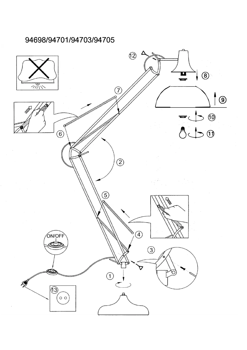Página 1 del manual Manual de usuario Eglo Borgillio