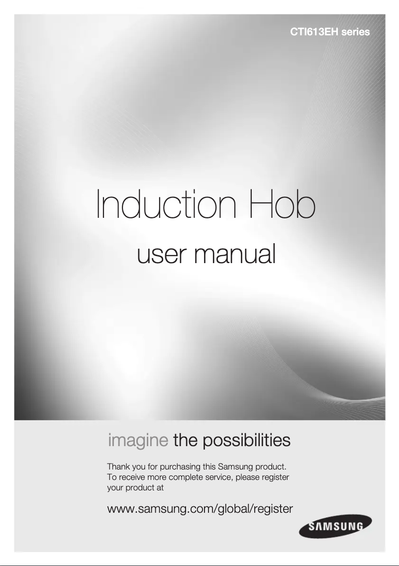 Image de la première page du manuel de l'appareil CTI613EHD