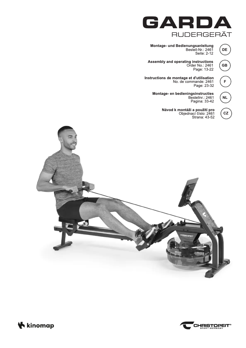 Page n°1 - Manuel utilisateur Christopeit Garda