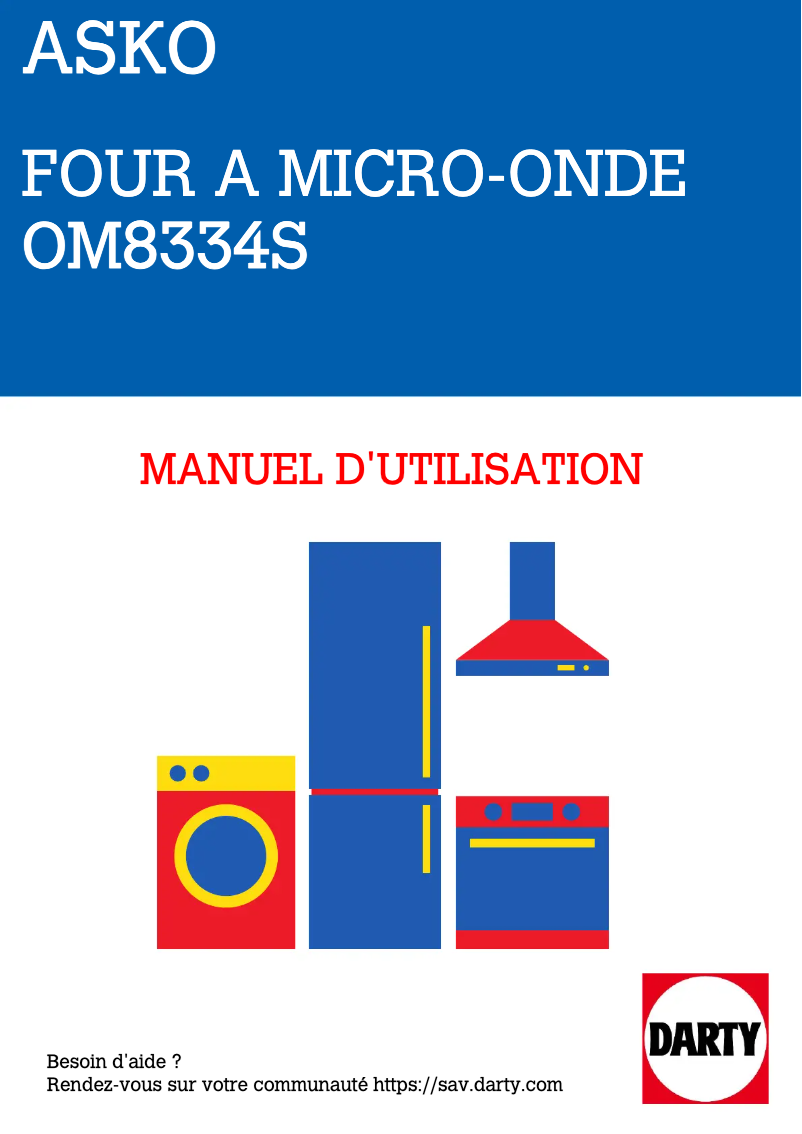 Image de la première page du manuel de l'appareil OM8334S