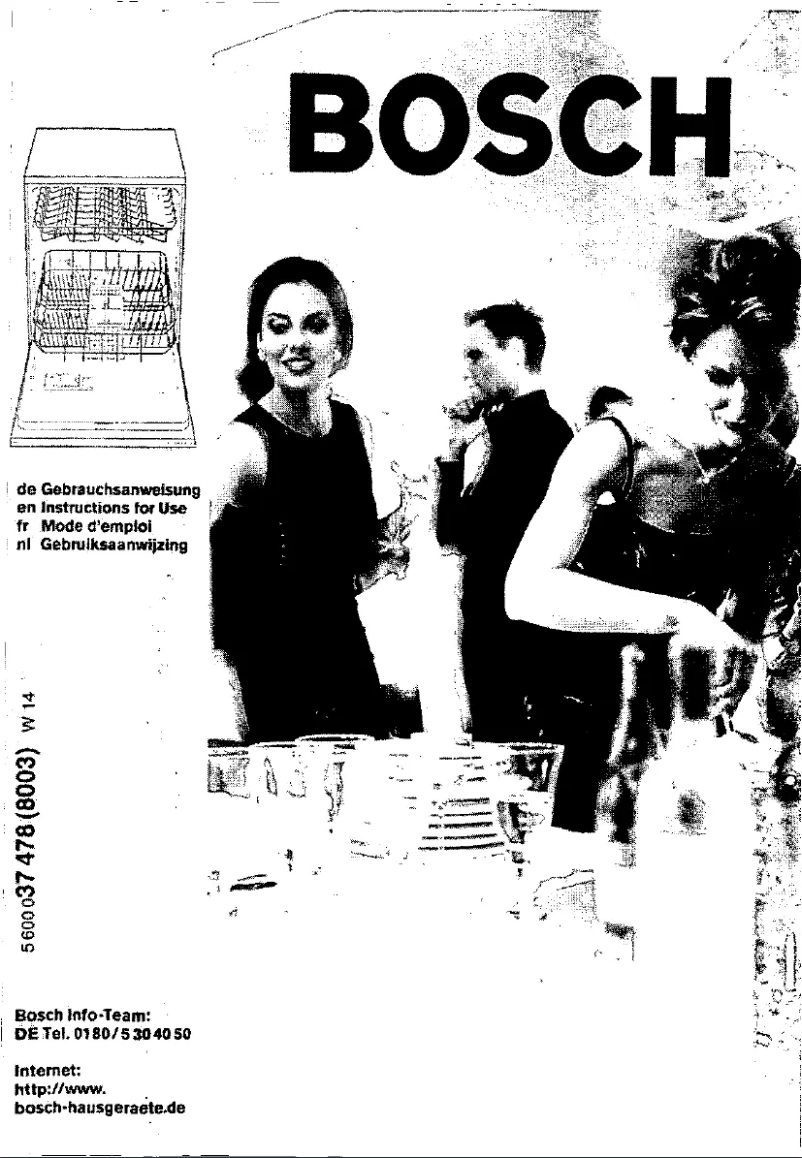 Page n°1 - Manuel utilisateur Bosch SGV4613