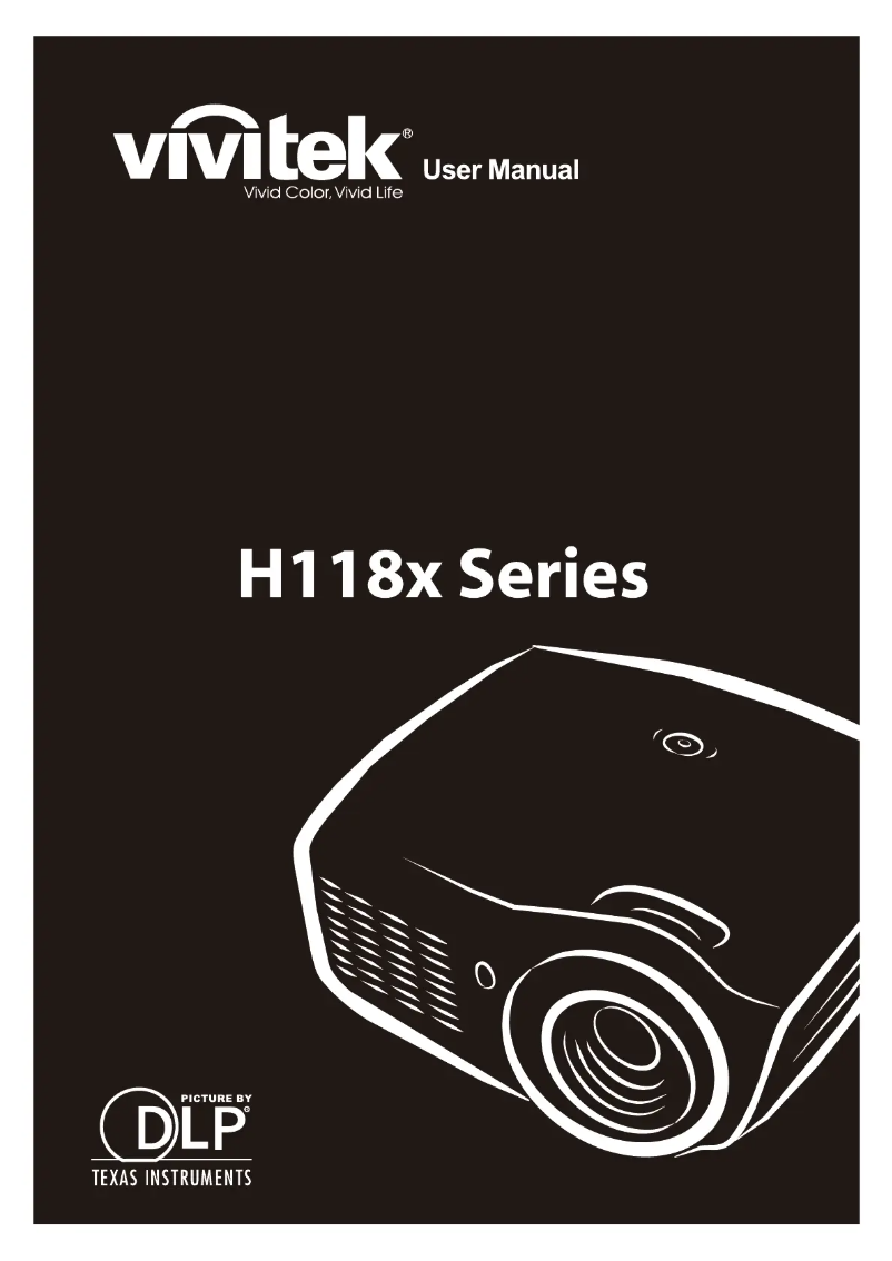 Page n°1 - Manuel utilisateur Vivitek H1180HD
