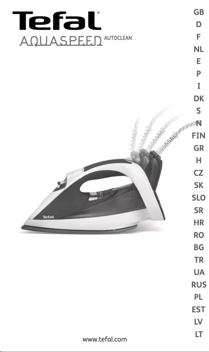 Image de la première page du manuel de l'appareil Aquaspeed FV5276E0