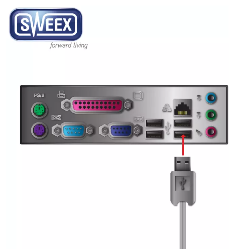 Page 1 de la notice Manuel utilisateur Sweex MI156