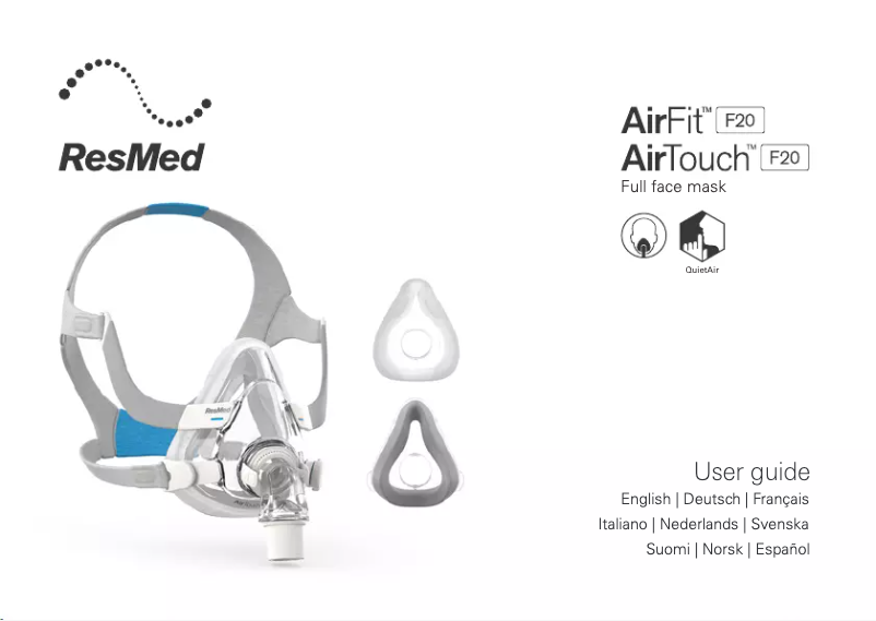 Image de la première page du manuel de l'appareil AirTouch F20