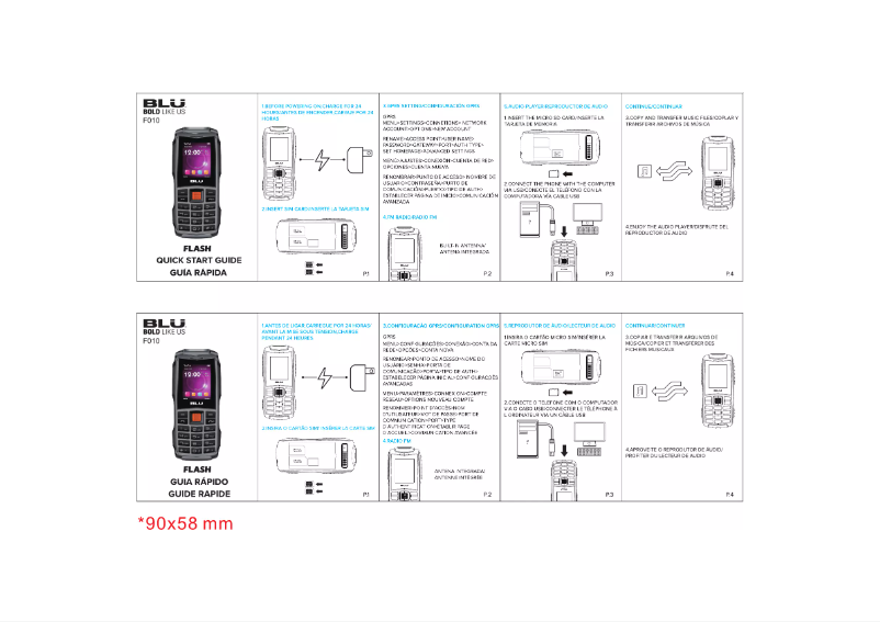 Image de la première page du manuel de l'appareil Flash