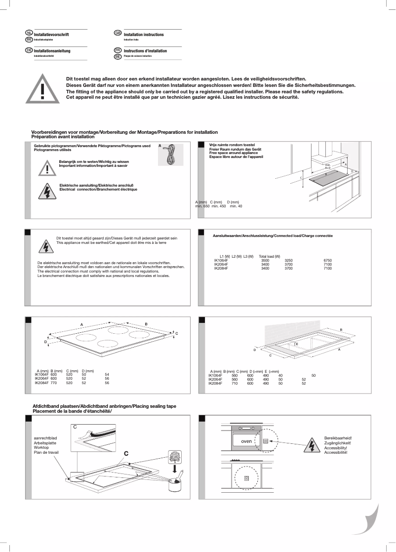 Page 1 de la notice Guide d'installation Pelgrim IK2064F