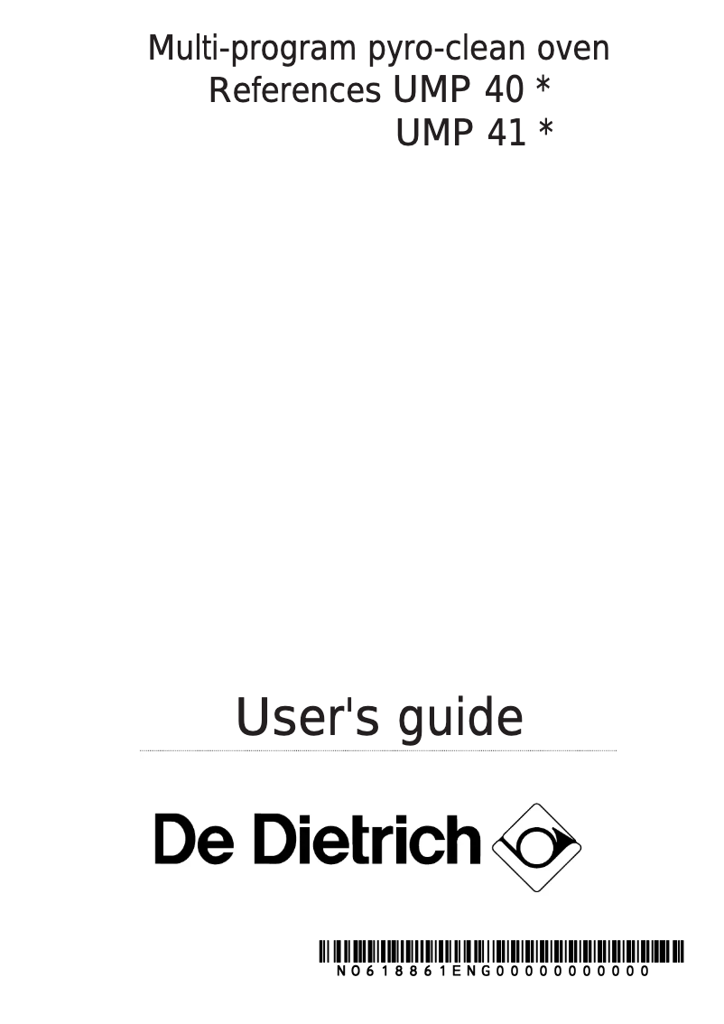 Image de la première page du manuel de l'appareil UMP 41