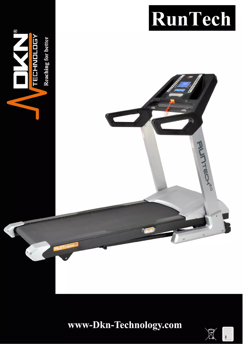 Page n°1 - Manuel utilisateur DKN RunTech