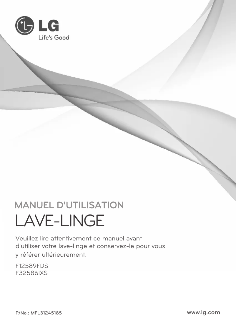 Page n°1 - Manuel utilisateur LG F32586IXS