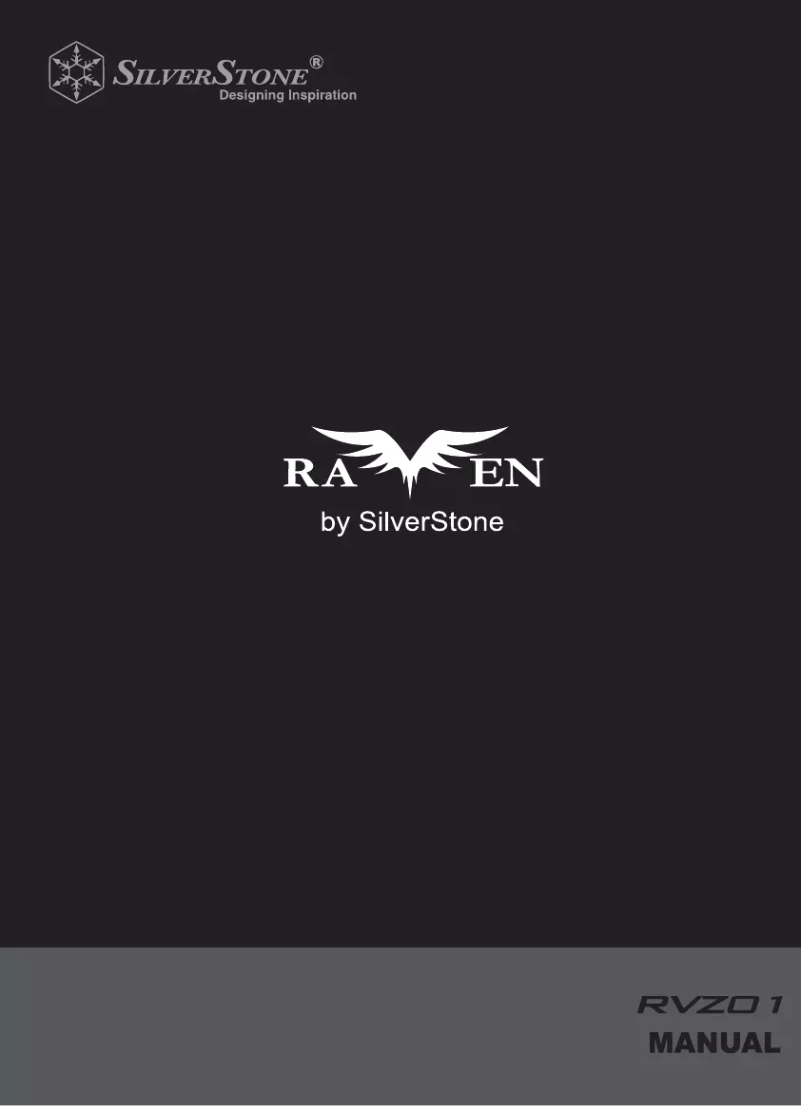 Page n°1 - Manuel utilisateur Silverstone Raven RVZ01