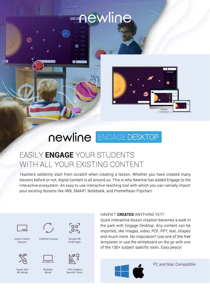 Image de la première page du manuel de l'appareil Engage Desktop