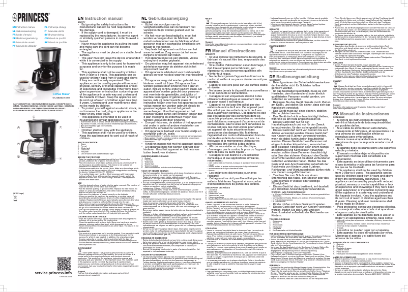 Image de la première page du manuel de l'appareil 248000