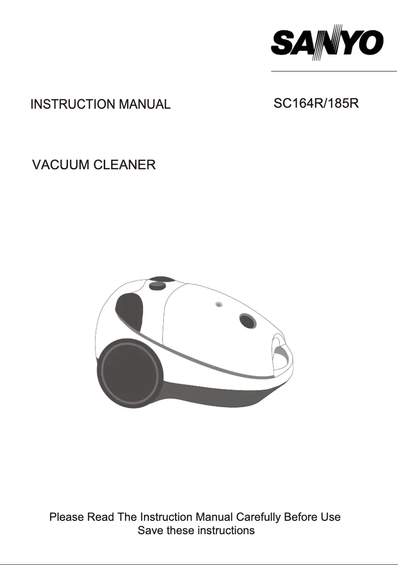 Image de la première page du manuel de l'appareil SC-164R