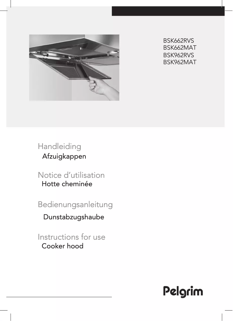 Page 1 de la notice Manuel utilisateur Pelgrim BSK962MAT