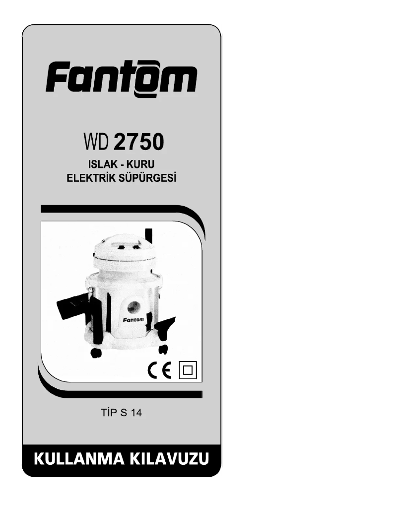 Página 1 del manual Manual de usuario Fantom WD 2750