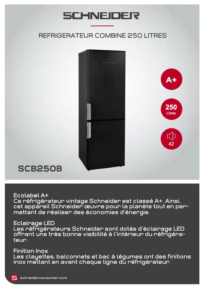 Image de la première page du manuel de l'appareil SCB250