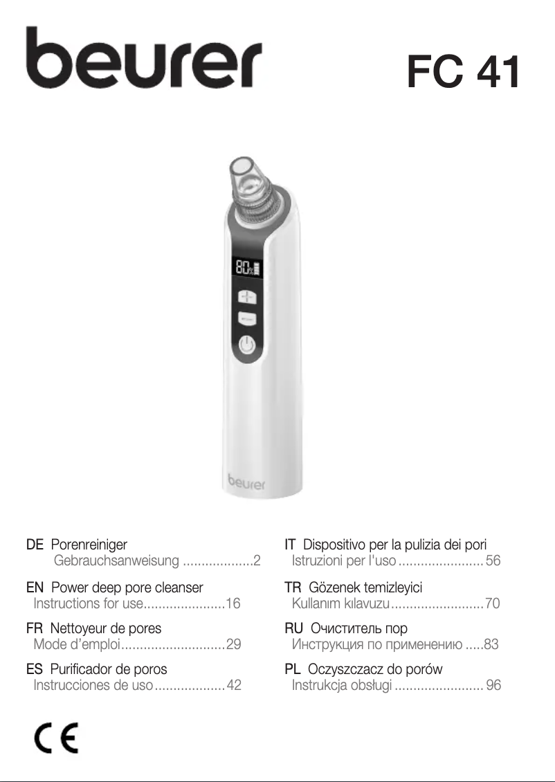 Image de la première page du manuel de l'appareil FC 41