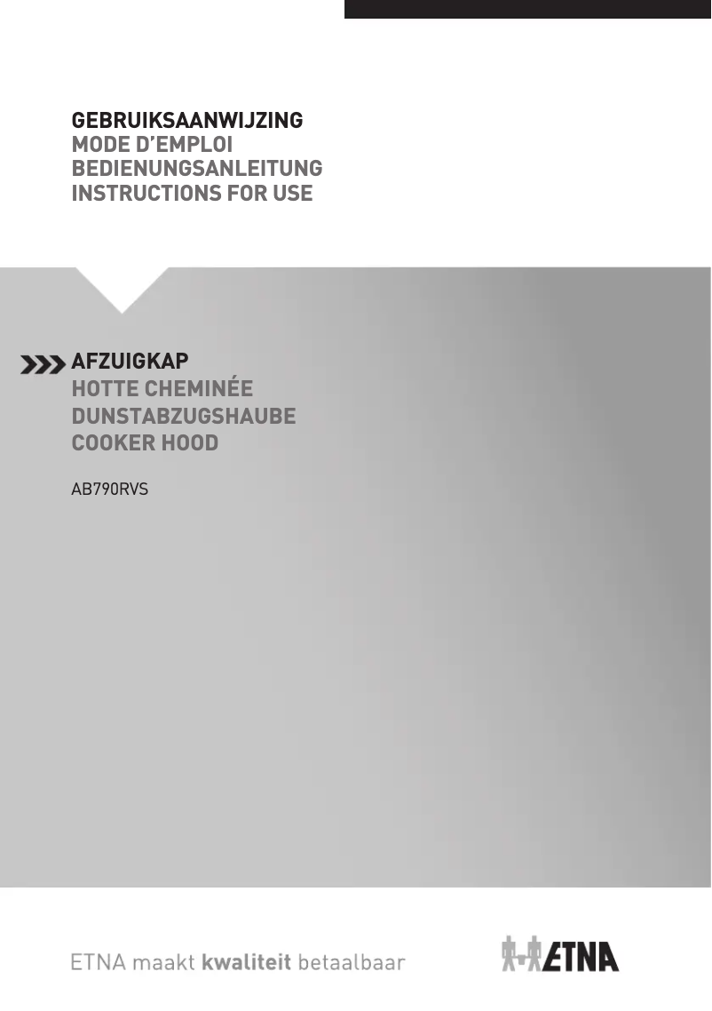 Page 1 de la notice Manuel utilisateur Etna AB790RVS