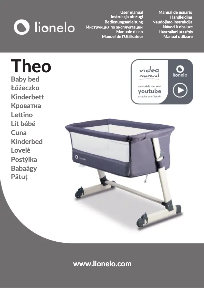 Page 1 de la notice Manuel utilisateur Lionelo Theo