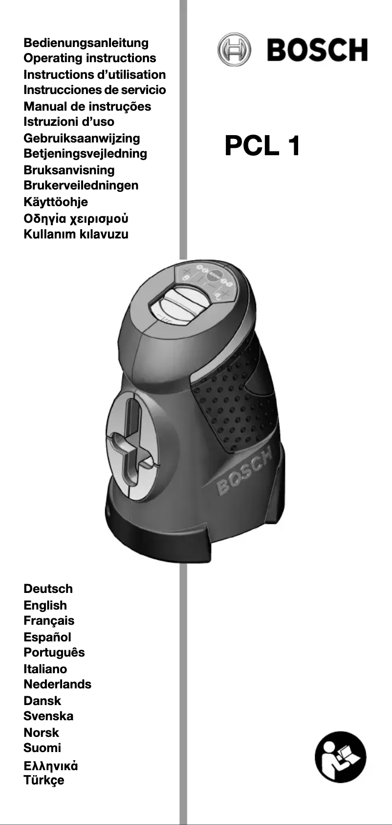 Image de la première page du manuel de l'appareil PCL 1