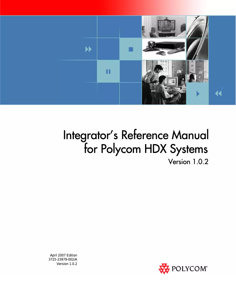 Page n°1 - Manuel utilisateur Polycom 8-pin mini-DIN - DB-9 2457-10029-200