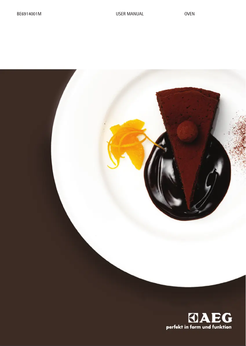 Page 1 de la notice Manuel utilisateur AEG BE6914001M