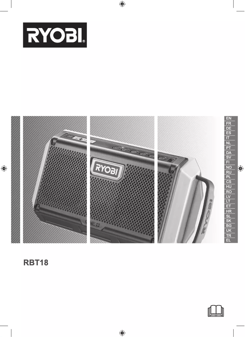 Page n°1 - Manuel utilisateur RYOBI One+ RBT18