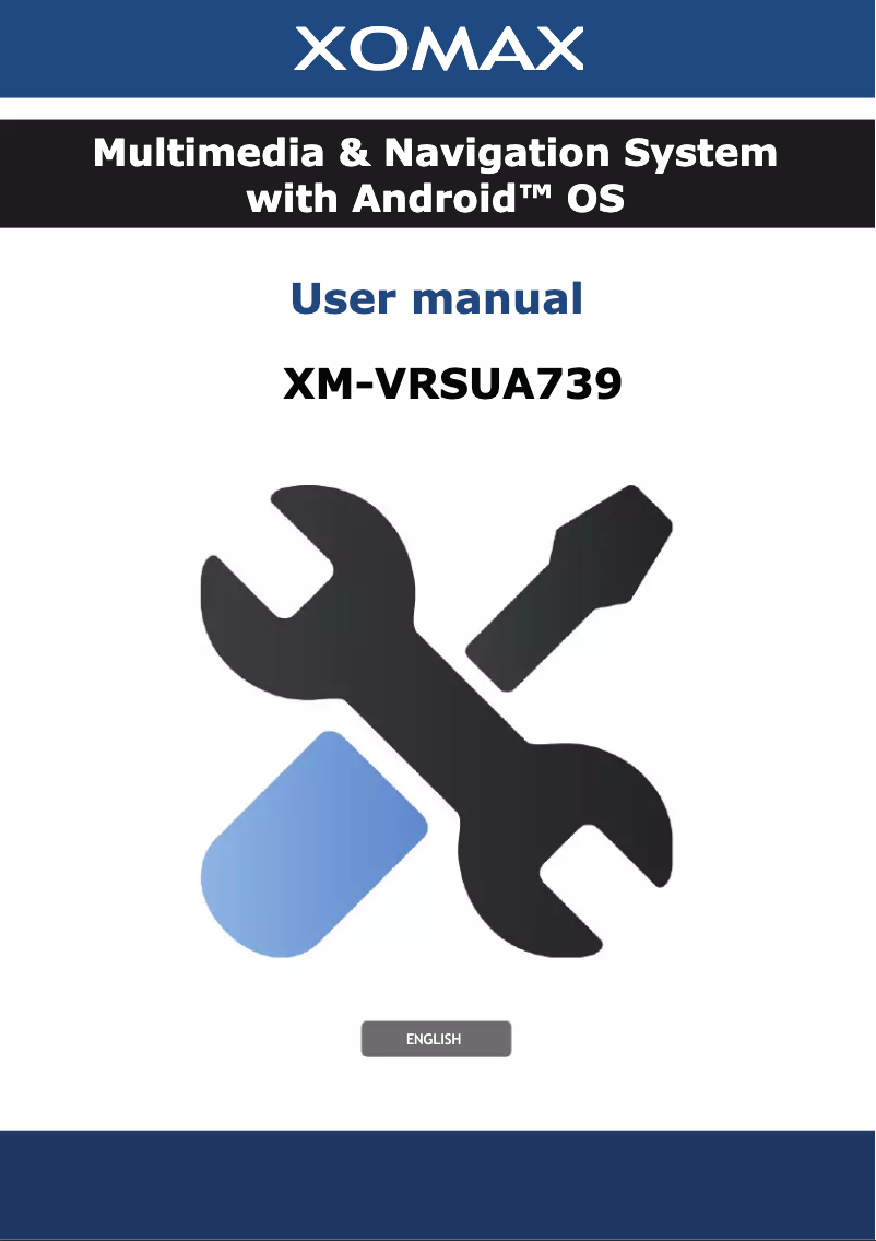 Page 1 de la notice Manuel utilisateur Xomax XM-VRSUA739
