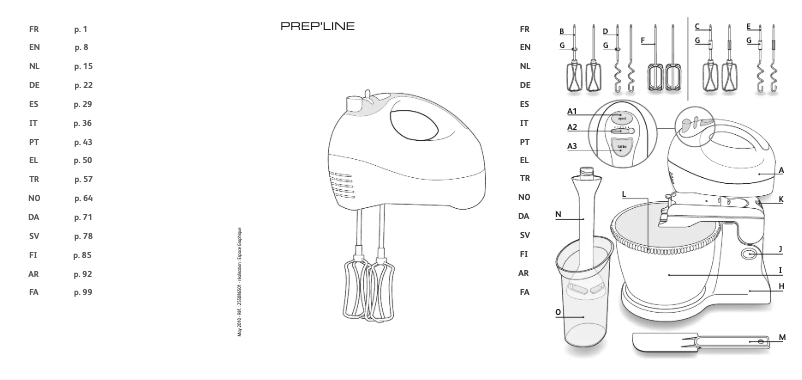 Page 1 de la notice Manuel utilisateur SEB HT4101