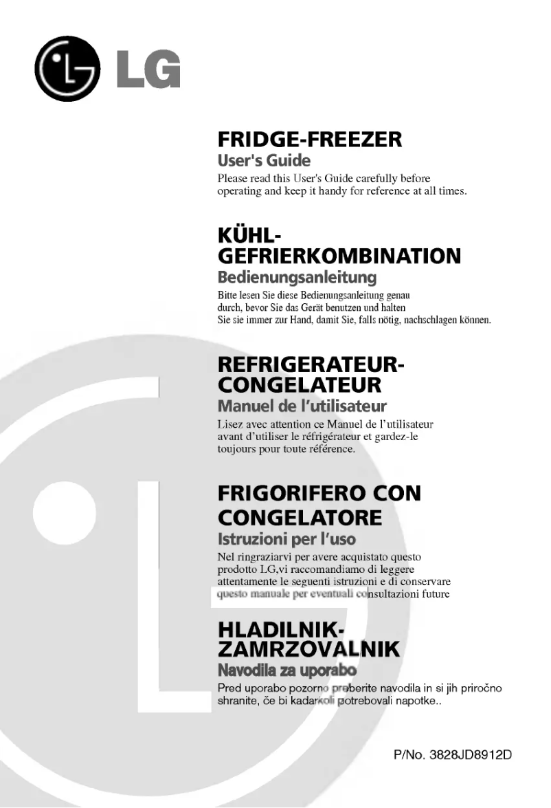 Image de la première page du manuel de l'appareil GR-419BVCA