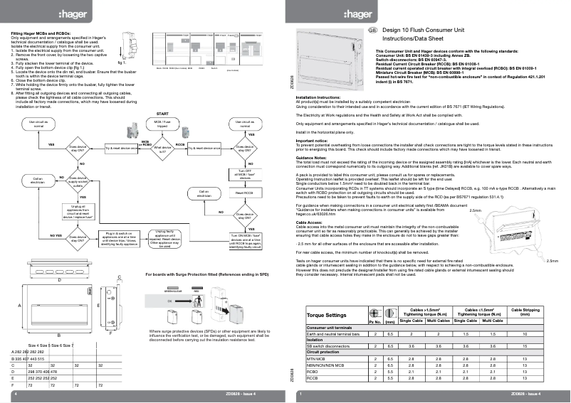 Page n°1 - Manuel utilisateur Hager VMLF112SPD