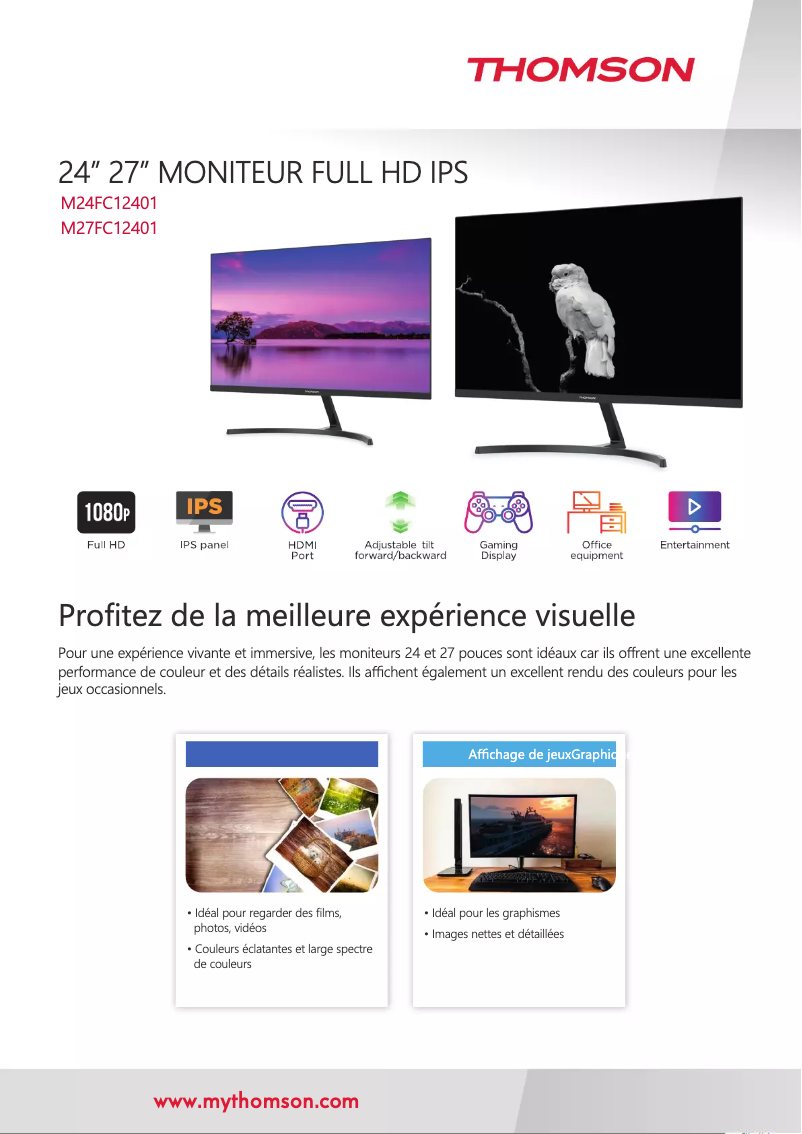 Image de la première page du manuel de l'appareil M24FC12401