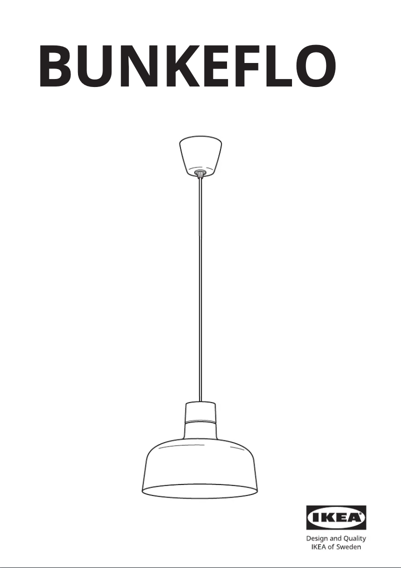 Page 1 de la notice Manuel utilisateur Ikea BUNKEFLO 604.883.90