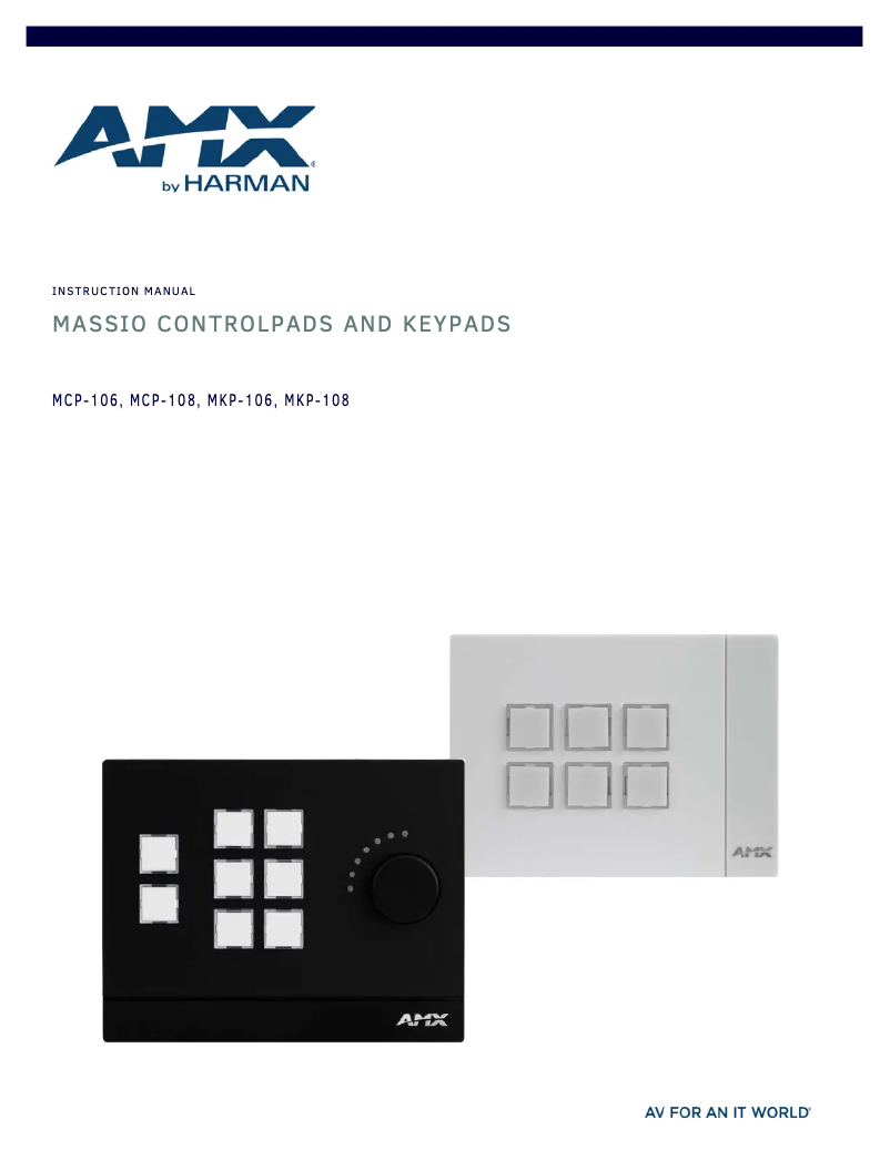 Image de la première page du manuel de l'appareil MKP-106