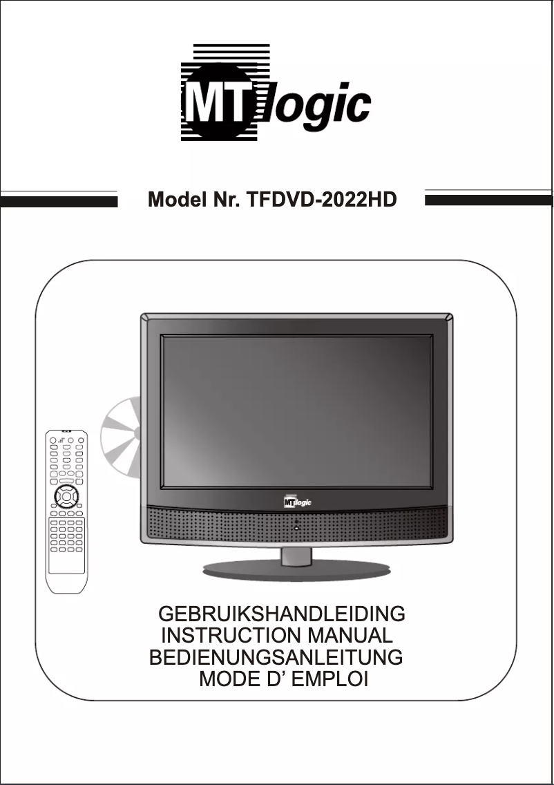 Image de la première page du manuel de l'appareil TFDVD-2022MT