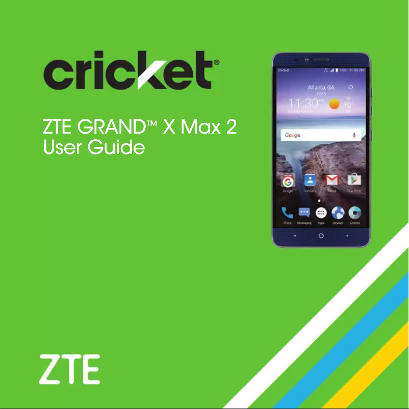 Page 1 de la notice Manuel utilisateur ZTE Grand X Max 2
