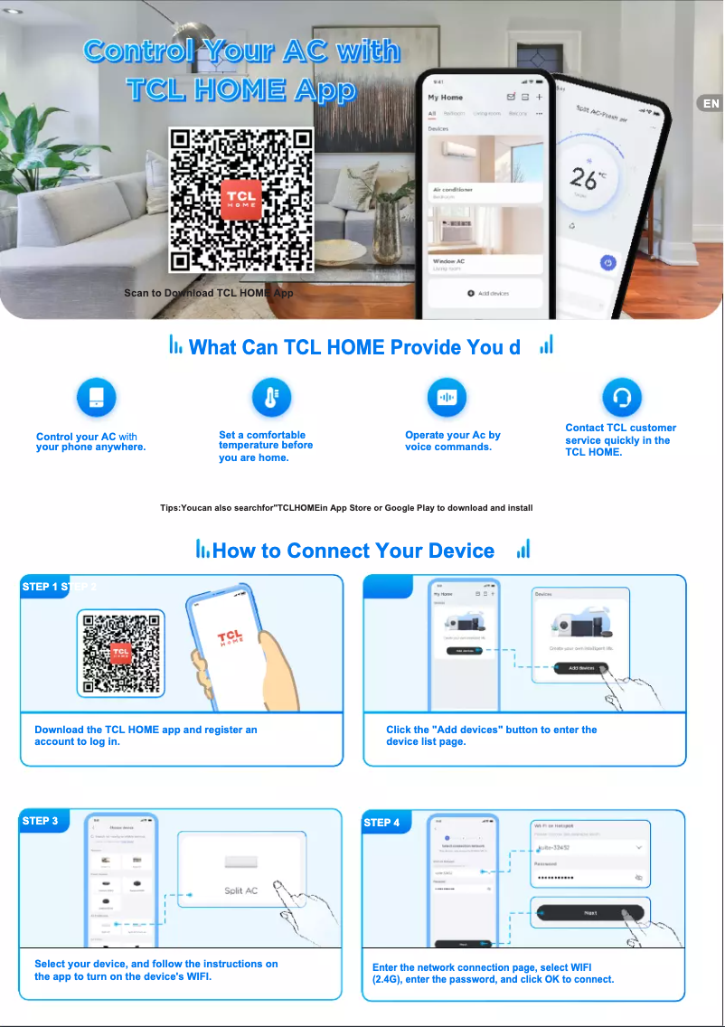 Page 1 de la notice Manuel utilisateur TCL P16P6CSW0