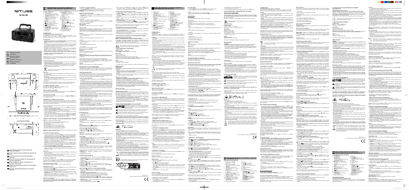 Image de la première page du manuel de l'appareil M-182 DB