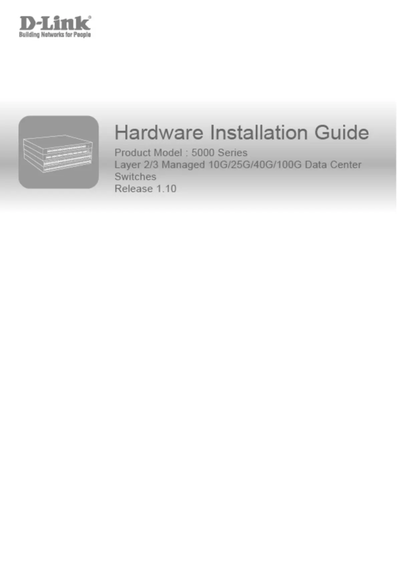 Page n°1 - Guide d'installation D-Link DXS-5000-54S