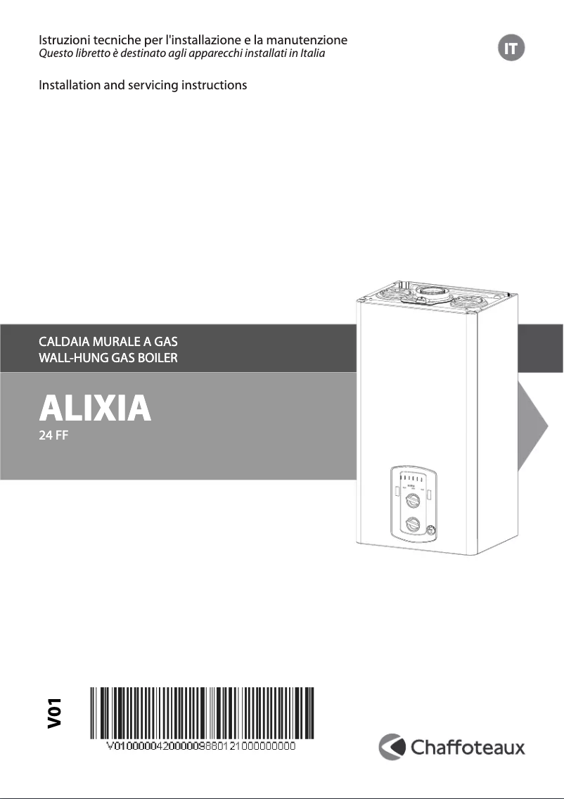 Página 1 del manual Manual de usuario Chaffoteaux Alixia 24 FF