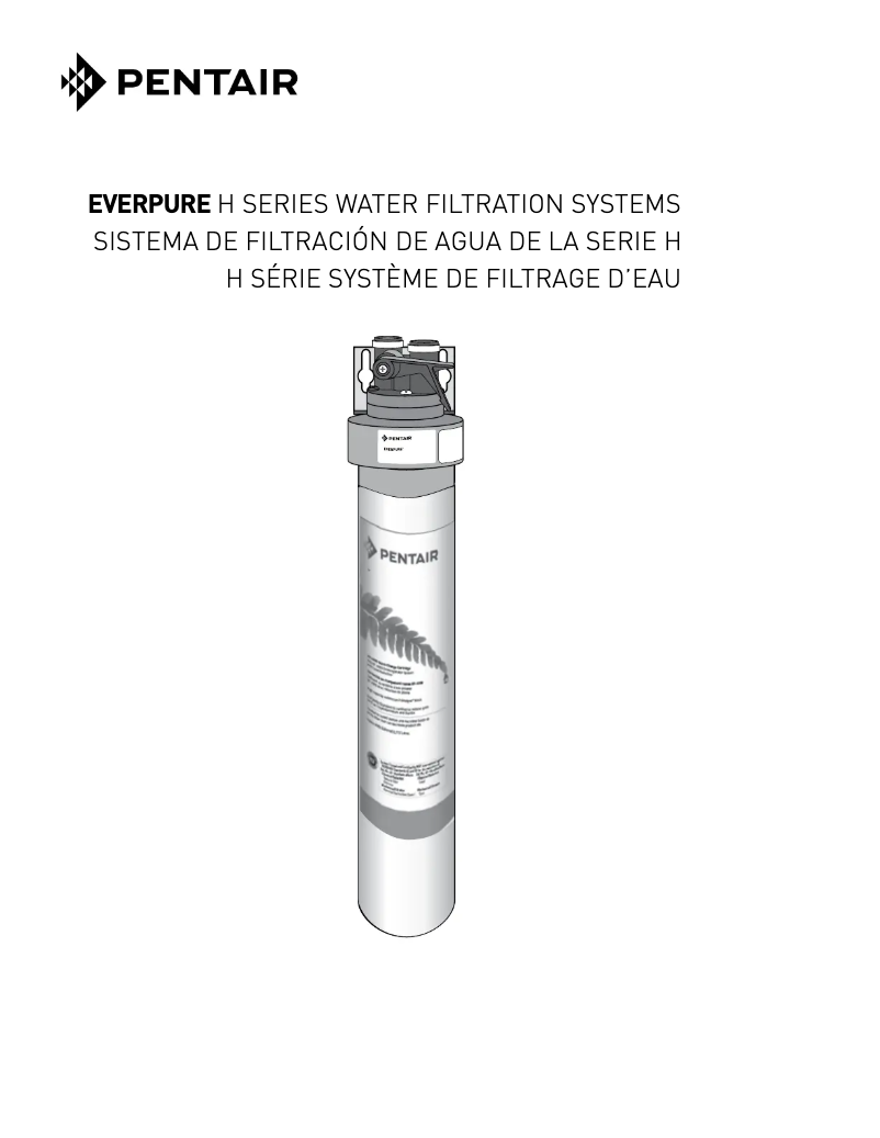Page n°1 - Guide d'installation Everpure H-300