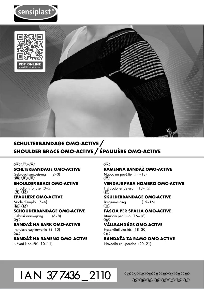 Page 1 de la notice Manuel utilisateur Sensiplast IAN 377436