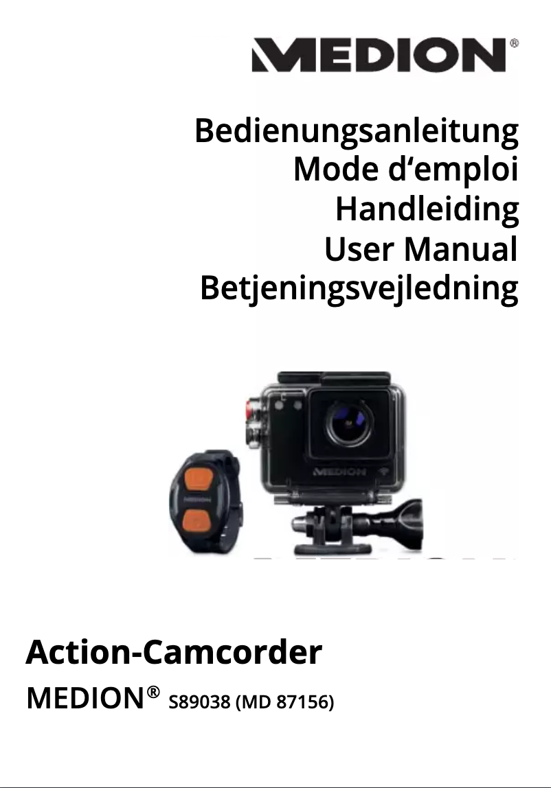 Page n°1 - Manuel utilisateur Medion S89038 (MD 87156)